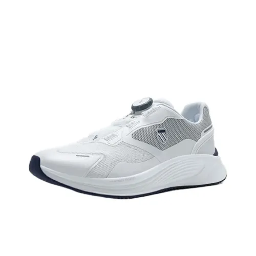 KSWISS Slip-resistant Abrasion-resistant Low-top Беговые кроссовки Мужские Белые