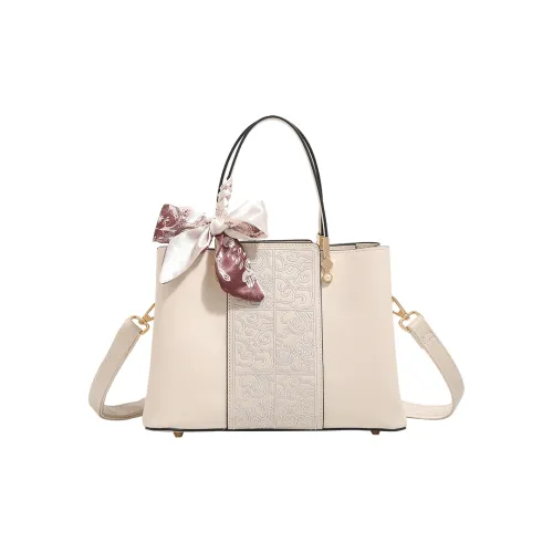 TTaG．baG Сумка из микрофибры с синтетической кожей белого цвета для женщин