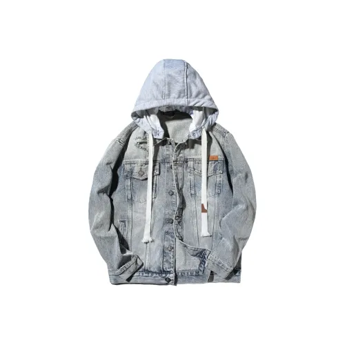 MEXISHION Винтажный синий унисекс джинсовые куртки