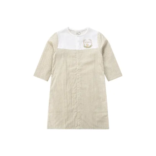 Bejirog Rabbi Детская Летняя Пижама Мальчик Малыш Кружево Вверх Дышащая 100% Хлопок Full Открытая Пижамный Халат для Сна