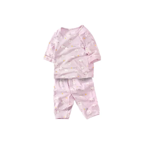 Dorsill Летняя Тонкая Детская Домашняя Одежда 100% Хлопок Мальчики и Девочки 7 POINT Короткий Рукав Пижама