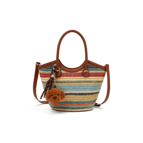 Safiya Синтетическая кожа Тоут Через плечо Одно плечо Сумка Обычный Женский Полосы