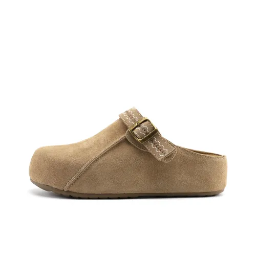 JOSINY Резиновая подошва Домашние тапочки Женские Песочный