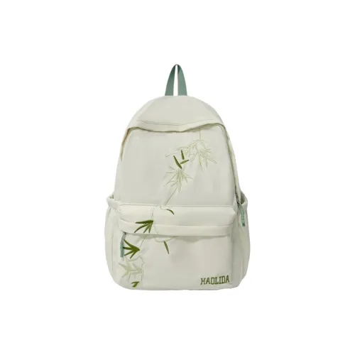 Parker Bear Композитная ткань Рюкзак Унисекс Хаки Черный Белый