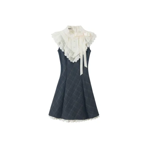 WOVLAS Без рукавов Платье Женское