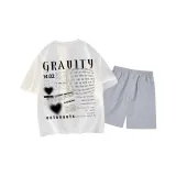 Белый топ, светло-серый низ