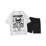 Фотиния Серый Топ Черные Штаны