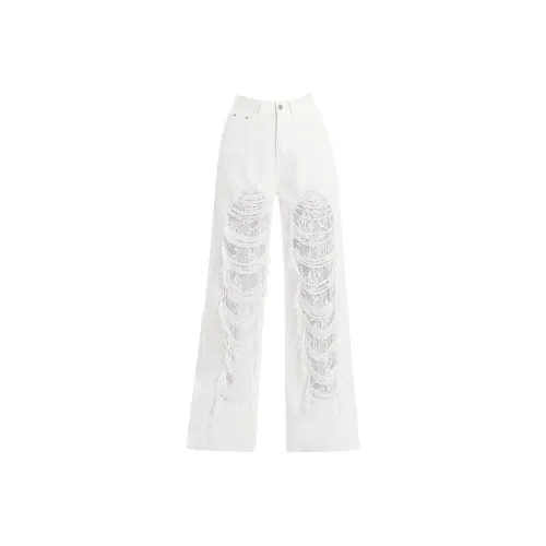 JOPPTI Белый Женские Джинсы
