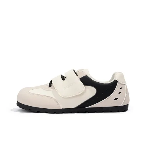 Babaya Slip-resistant Амортизация Устойчивость к истиранию Низкий топ KIDS Lifestyle Shoes Белый Черный Подростки