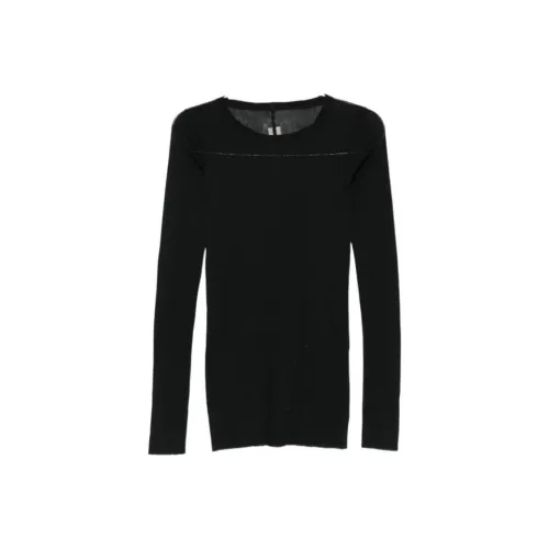 RICK OWENS Черные Женские T-рубашки