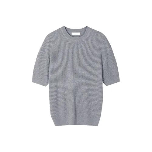 BISHE Светло-серые Мужские T-рубашки