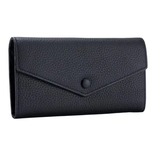 QIAJIAN Клатч из крупнозернистой текстуры коровьей кожи длинный кошелек женский многоцветный