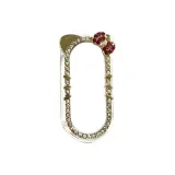 Золотой чехол с вырезами, украшенный горным хрусталем