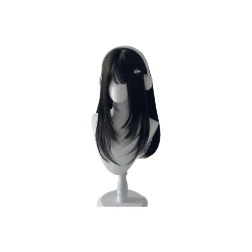 LIANXIANGKE [Маленький Пудинговый] Нет необходимости в сетке для парика высококачественный аниме Лолита повседневный прямой парик из пряди высокой температуры