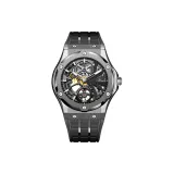 Черный корпус с черным циферблатом