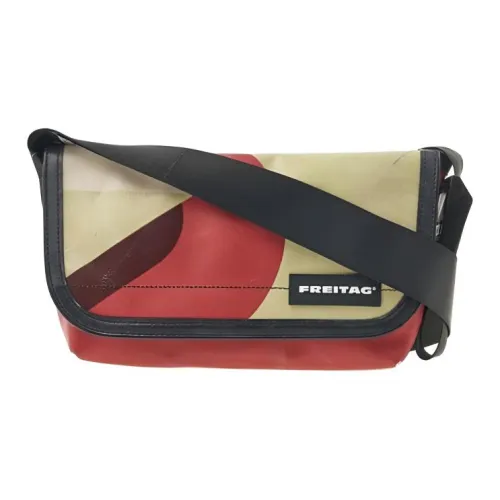 FREITAG Полиэстер Курьерская сумка Сумка через плечо Сумка на плечо Женская Красная и Зеленая