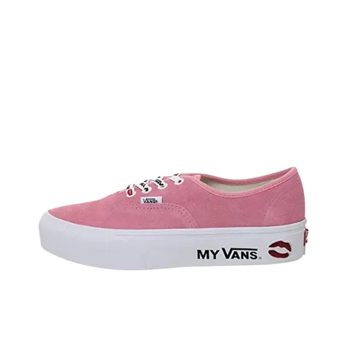 Vans Authentic Platform 2,0 Скейтборд Кроссовки Мужские Розовые