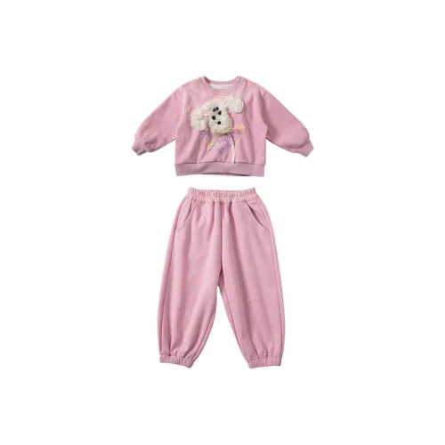 TELENT Розовый Комплекты Kids Повседневная Спортивная Одежда