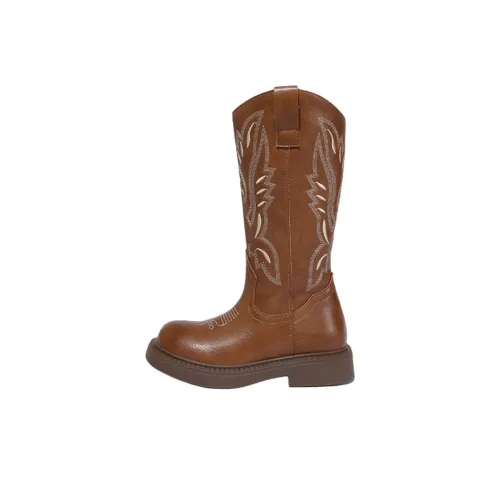 Snoffy Колено High Детские ботинки Корица Детский