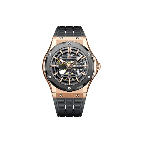 HaofaTourbillon Автоматический механический механизм Часы Мужские Часы Черепный циферблат