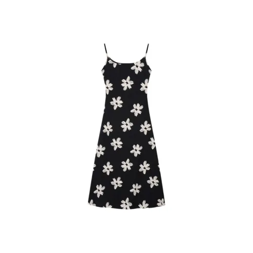 Vine Color Черный Женские Слиплатья