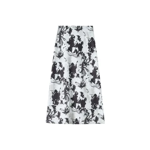 JOSR Белый Женские Повседневные Длинные Юбки