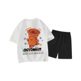 Фотиния Серый Топ Черные Штаны