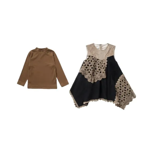 TELENT Черный Одежда Наборы Kids Платья