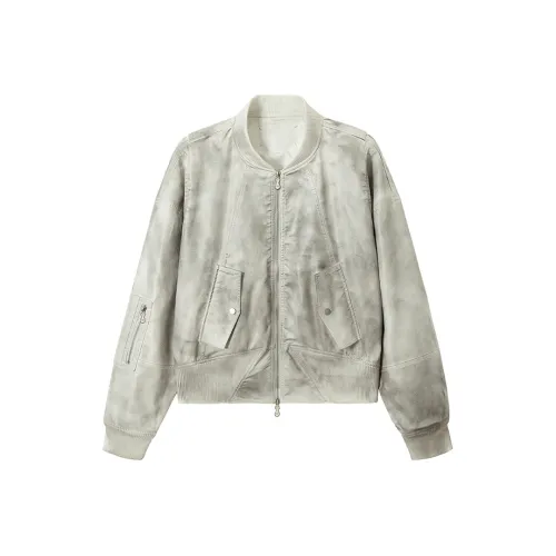 H YXIANG Холодный серый Женские куртки