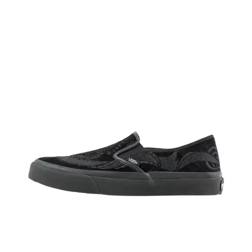 DELUXE x Vans Slip On Скейтборд Кроссовки Унисекс Черный