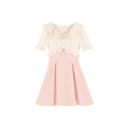 AFGGD Короткий рукав Платье Женское