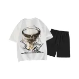 Фотиния Серый Топ Черные Штаны