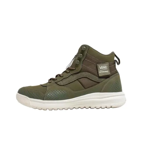Vans UltraRange Повседневные Высокие Кеды Зеленые Мужские