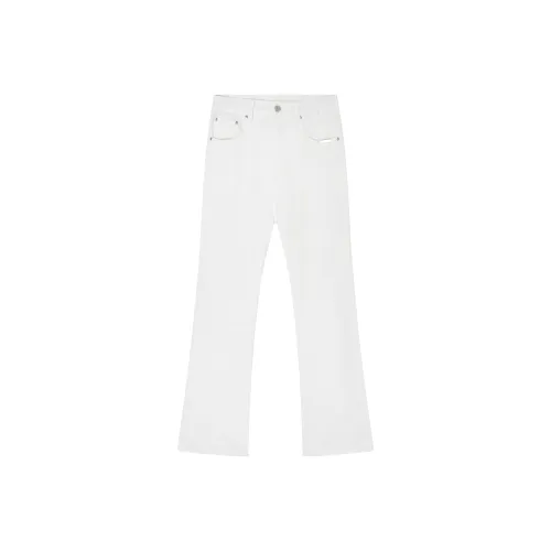 UNKNOWTAL Белый Унисекс Джинсы