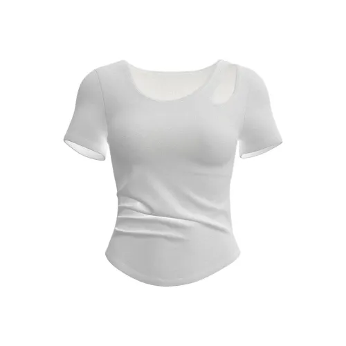 Mu Qingqing Йога T-рубашка Женская