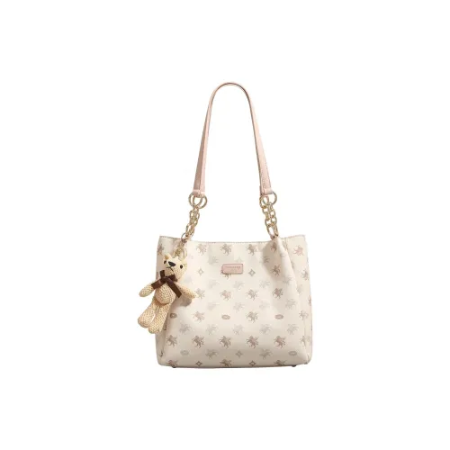 PAYOT Синтетическая кожа Сумка через плечо Стандартная Женская Розовая Белая