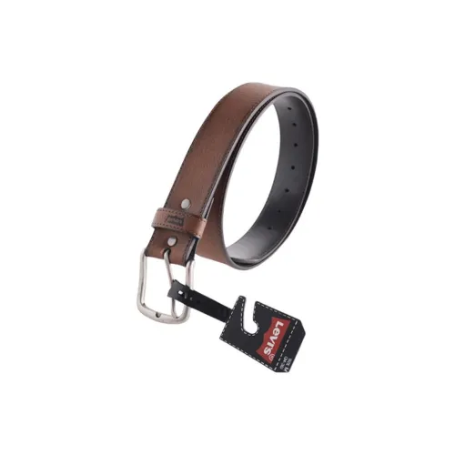 Levi's Ремни из ПУ (полиуретановой) кожи Мужской Коричневый 3,8