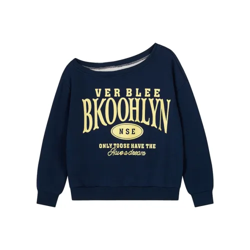 MOONCORE Темно-синие женские свитшоты