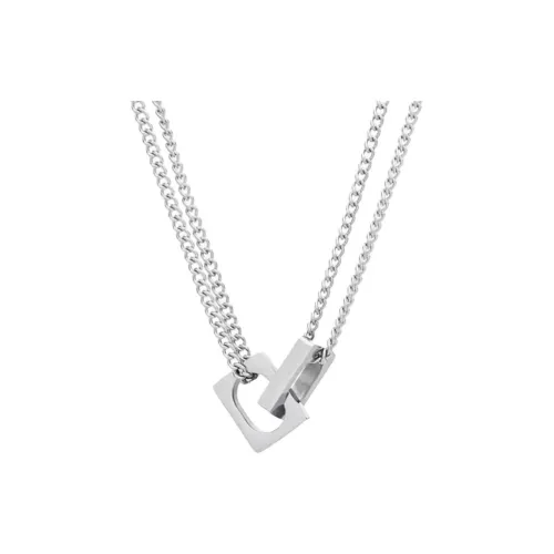 66ROUTE 66 Титановые стальные ожерелья унисекс