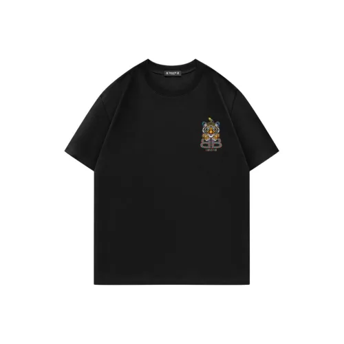 RINGSPUN Черный Унисекс T-рубашки