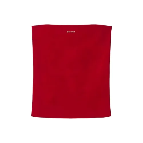 MIU MIU FW25 Без бретелей Топ Женский