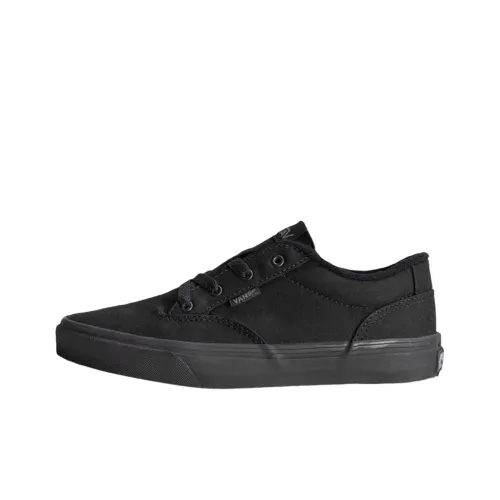 Vans Winston Low Top Детские Скейтбординги Черные Подростки