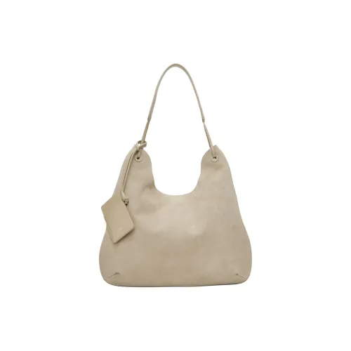 NOTHING WRITTEN Кожа Сумка через плечо Средняя Женская Бежевая