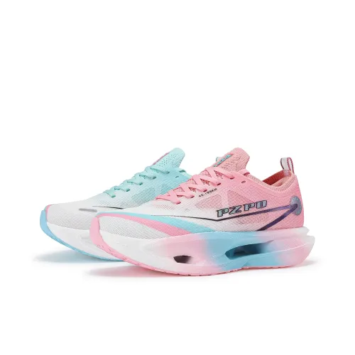 PZPO Низкий топ беговые кроссовки унисекс розовый синий несовпадающие