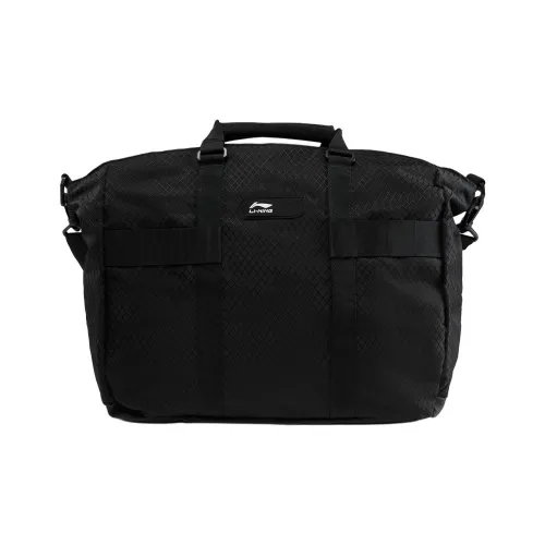 LINING Sports Life Collection Этикетка Сумка через плечо Сумка Обычный Унисекс Черный