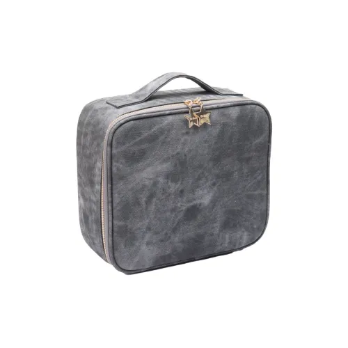 LIANXIANGKE Освещенное зеркало Makeup Bag Большая емкость Премиум Кейс для макияжа Портативный Косметический мешок для хранения Косметичка