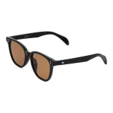 Черная оправа с чайными линзами