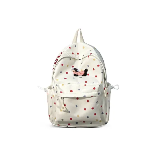 Safiya Ткань Рюкзак Большой Женские Пятно Blue Hat Собака