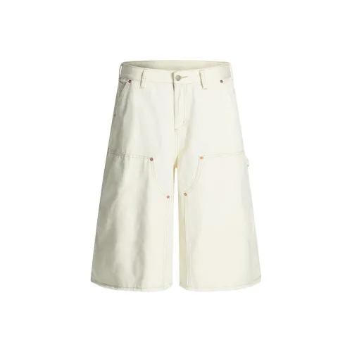 SINKACME White Men's Casual Shorts SINKACME Белые Мужские Повседневные Шорты