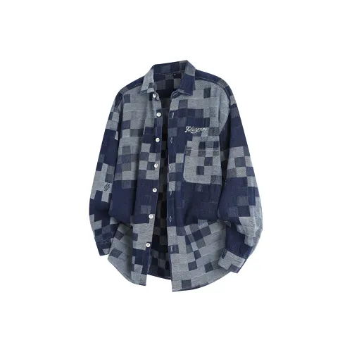 Fakeyoung Синий Унисекс Рубашки